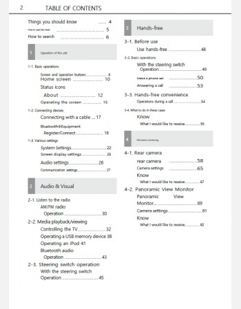 toyota roomy 2022 2023 2024 navigation infotainment system manual